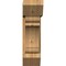 Ekena Millwork Olympic Slat Rough Sawn Bracket w/ Offset Brace, Western Red Cedar, 8"W x 24"D x 28"H BKT0806X24X28OLY06RWR - alternate 4